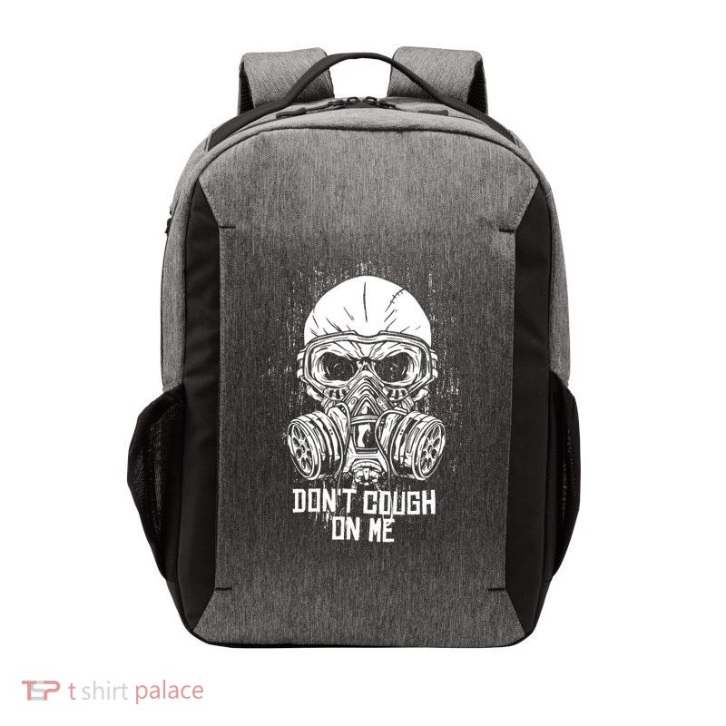 Don't Cough On Me Funny Virus Grunge Vector Backpack