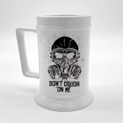 Don't Cough On Me Funny Virus Grunge Beer Stein