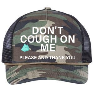 Don't Cough On Me Please And Thank You Retro Rope Trucker Hat Cap