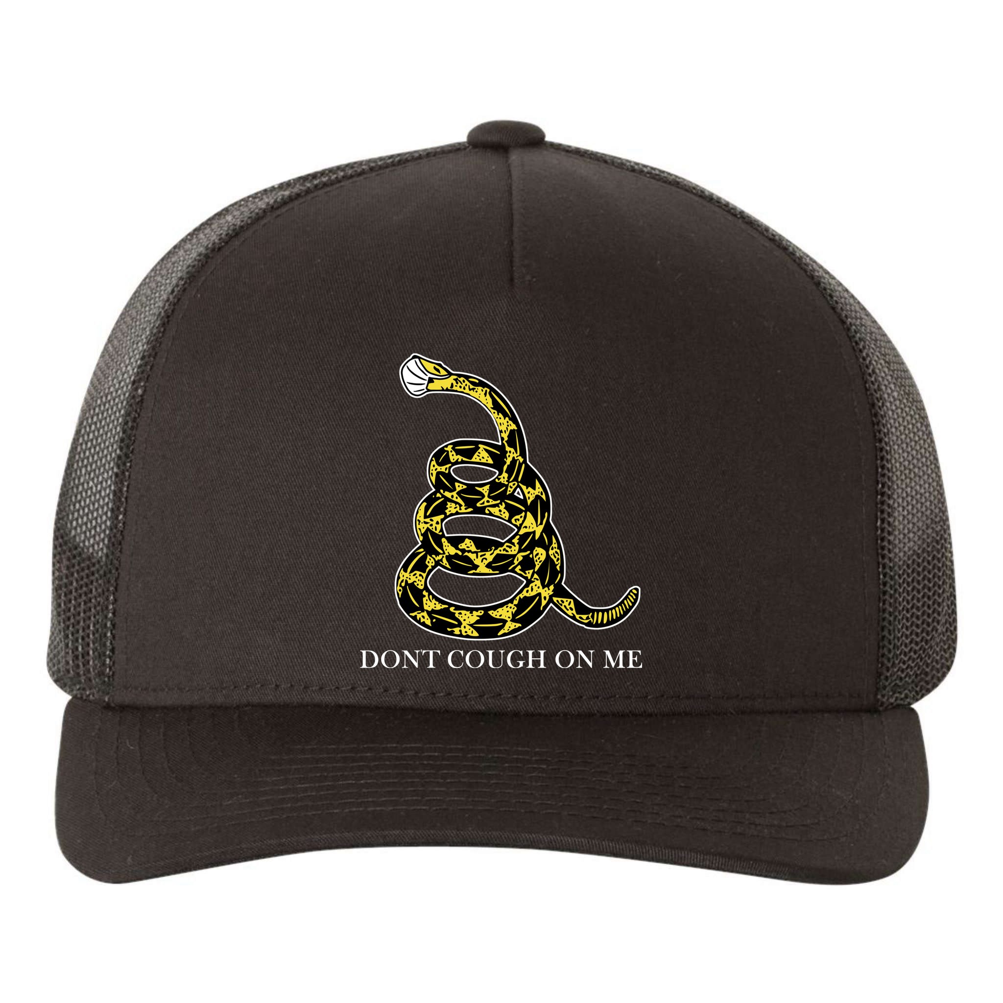 Don't Cough On Me Safety Awareness Yupoong Adult 5-Panel Trucker Hat