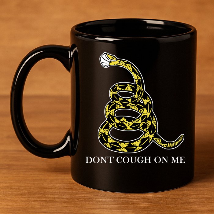 Don't Cough On Me Safety Awareness 11oz C Handle Ceramic Mug