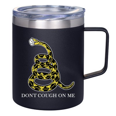 Don't Cough On Me Safety Awareness 12oz Stainless Steel Coffee Mug