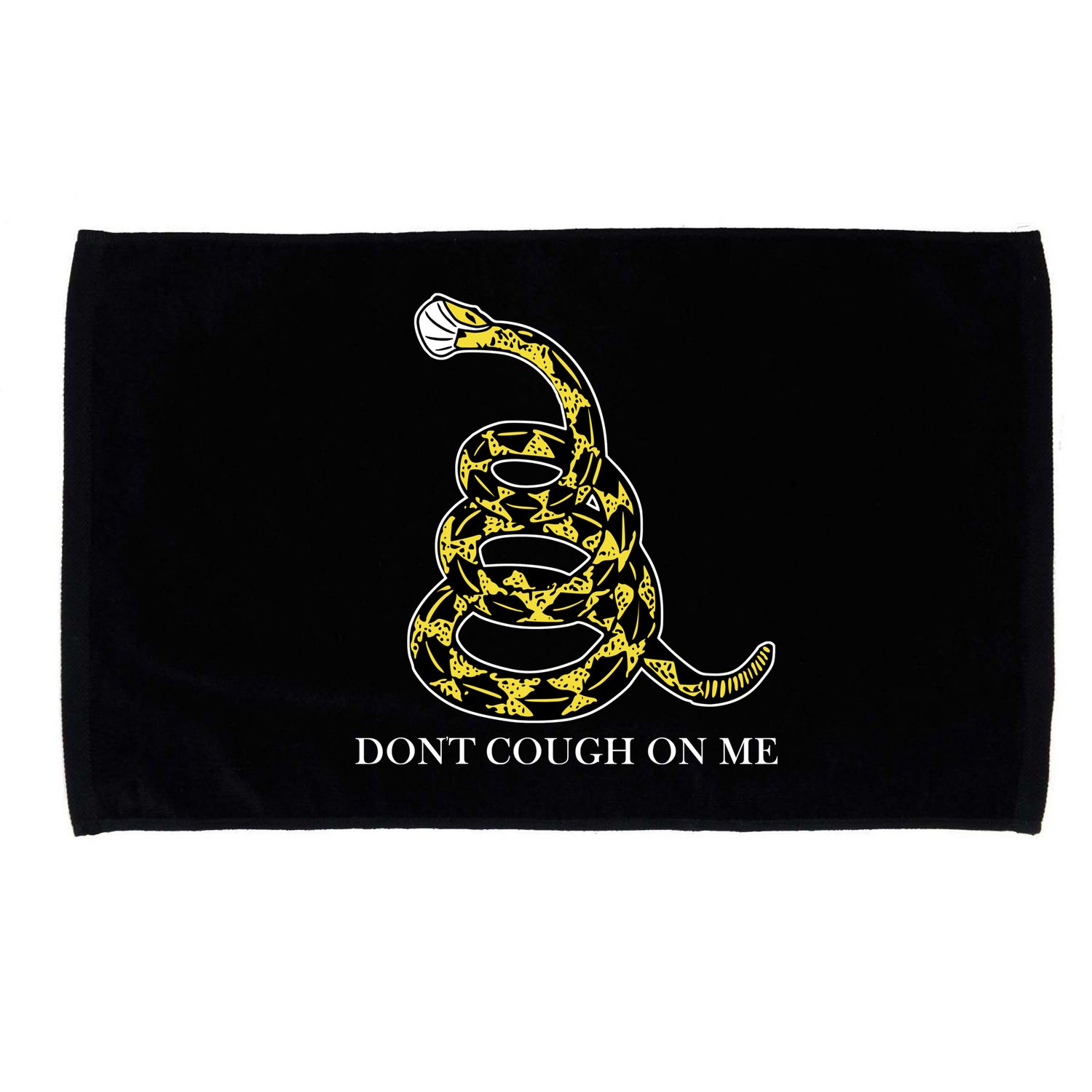 Don't Cough On Me Safety Awareness Microfiber Hand Towel