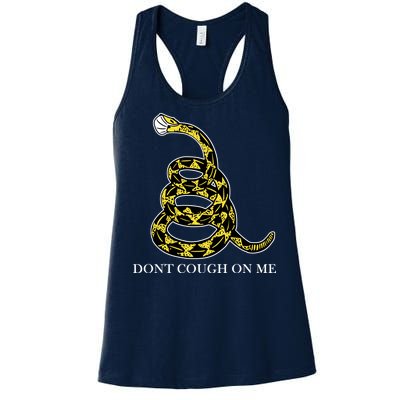 Don't Cough On Me Safety Awareness Women's Racerback Tank