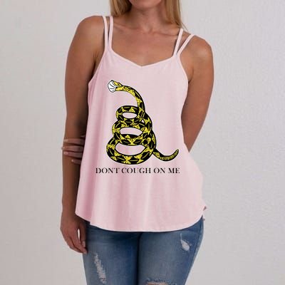 Don't Cough On Me Safety Awareness Women's Strappy Tank