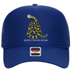 Don't Cough On Me Safety Awareness High Crown Mesh Back Trucker Hat