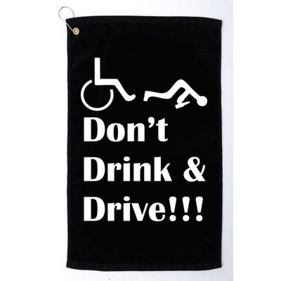 Don't Drink and Drive, Wheel Chair Golf Towel