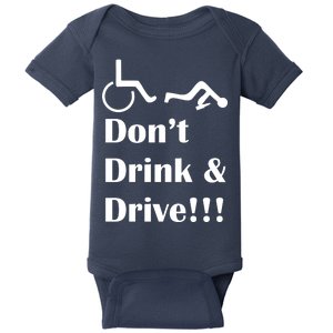 Don't Drink and Drive, Wheel Chair Baby Bodysuit