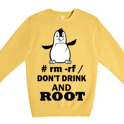 Don't Drink And Root Premium Crewneck Sweatshirt