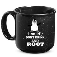 Don't Drink And Root 15oz Campfire Ceramic Mug