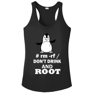 Don't Drink And Root Ladies PosiCharge Competitor Racerback Tank