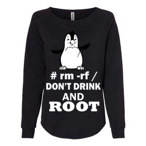 Don't Drink And Root Womens California Wash Sweatshirt