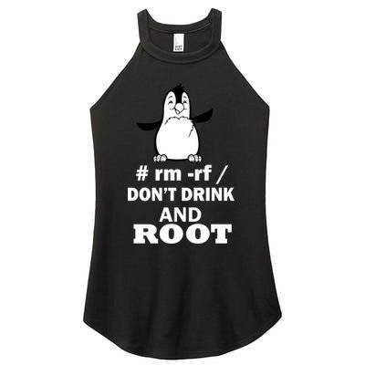 Don't Drink And Root Women's Perfect Tri Rocker Tank