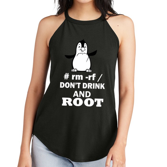 Don't Drink And Root Women's Perfect Tri Rocker Tank