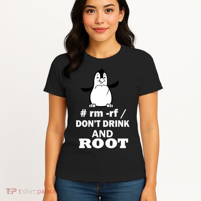 Don't Drink And Root Womens T-Shirt