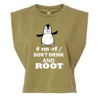 Don't Drink And Root Garment-Dyed Women's Muscle Tee