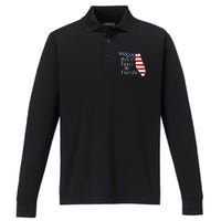 Don't Fauci My Florida Performance Long Sleeve Polo