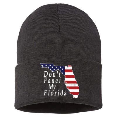 Don't Fauci My Florida Sustainable Knit Beanie