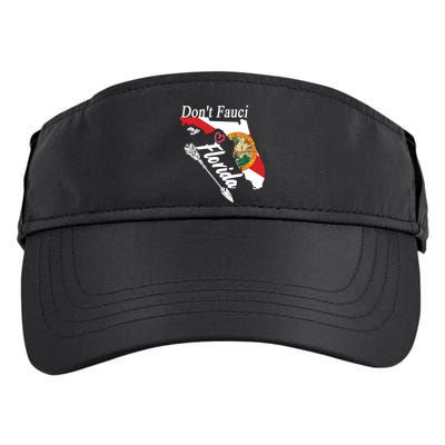 Don't Fauci My Florida Flag Vintage Adult Drive Performance Visor
