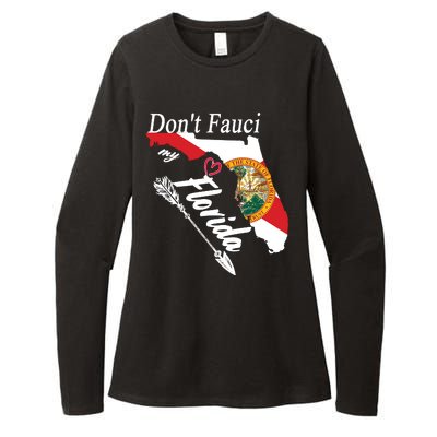 Don't Fauci My Florida Flag Vintage Womens CVC Long Sleeve Shirt