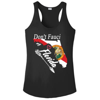 Don't Fauci My Florida Flag Vintage Ladies PosiCharge Competitor Racerback Tank