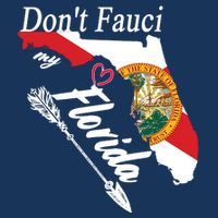 Don't Fauci My Florida Flag Vintage Doggie Tank