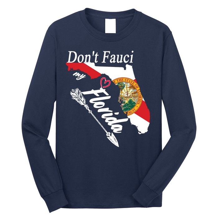 Don't Fauci My Florida Flag Vintage Long Sleeve Shirt