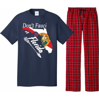 Don't Fauci My Florida Flag Vintage Pajama Set