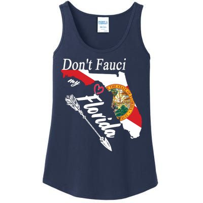 Don't Fauci My Florida Flag Vintage Ladies Essential Tank