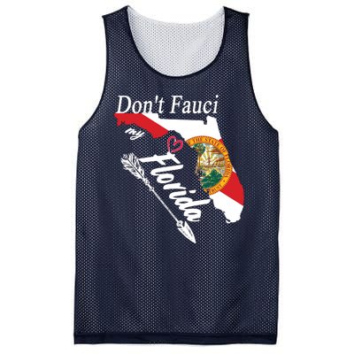 Don't Fauci My Florida Flag Vintage Mesh Reversible Basketball Jersey Tank