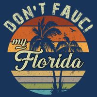 Don't Fauci My Florida Retro Palm Trees Sustainable Bucket Hat