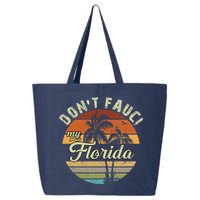 Don't Fauci My Florida Retro Palm Trees 25L Jumbo Tote