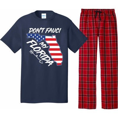 Don't Fauci My Florida USA American Flag State Pajama Set