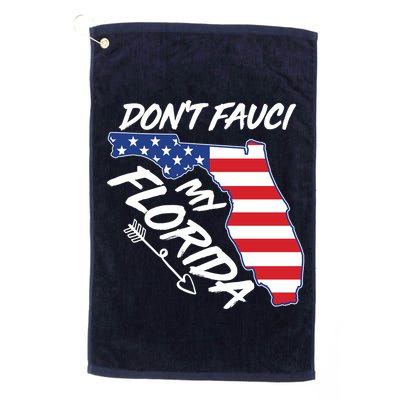Don't Fauci My Florida USA American Flag State Golf Towel