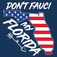 Don't Fauci My Florida USA American Flag State Zip Tote Bag