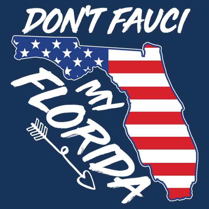 Don't Fauci My Florida USA American Flag State Zip Tote Bag