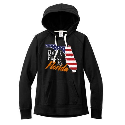 Don't Fauci My Florida Vintage Women's Fleece Hoodie