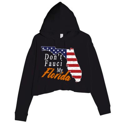 Don't Fauci My Florida Vintage Crop Fleece Hoodie