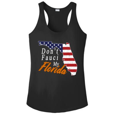 Don't Fauci My Florida Vintage Ladies PosiCharge Competitor Racerback Tank