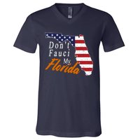 Don't Fauci My Florida Vintage V-Neck T-Shirt