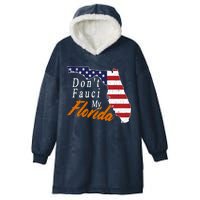 Don't Fauci My Florida Vintage Hooded Wearable Blanket