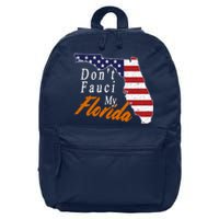 Don't Fauci My Florida Vintage 16 in Basic Backpack