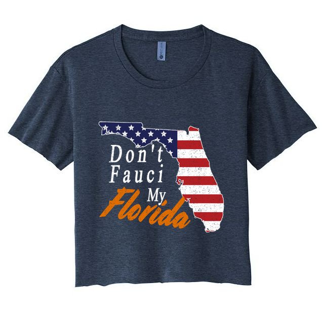 Don't Fauci My Florida Vintage Crop Top