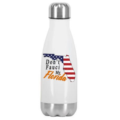 Don't Fauci My Florida Vintage Stainless Steel Insulated Water Bottle