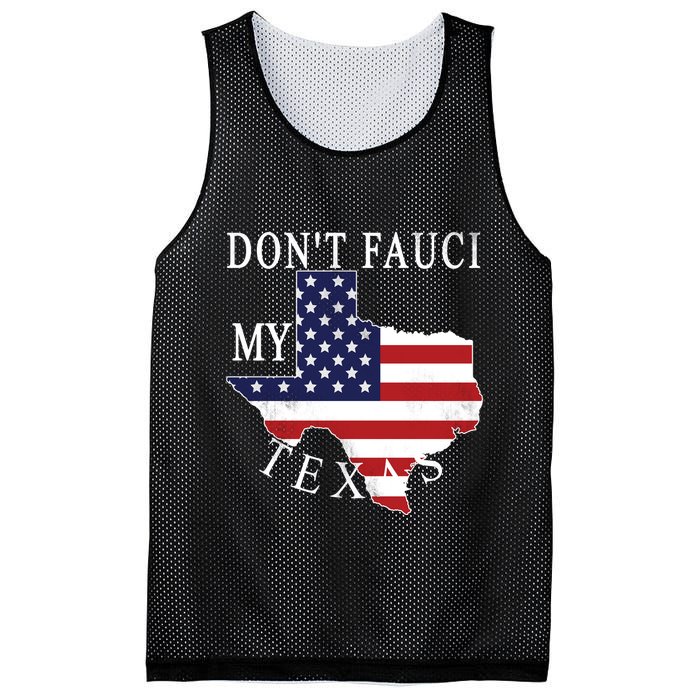 Don't Fauci My Texas Mesh Reversible Basketball Jersey Tank