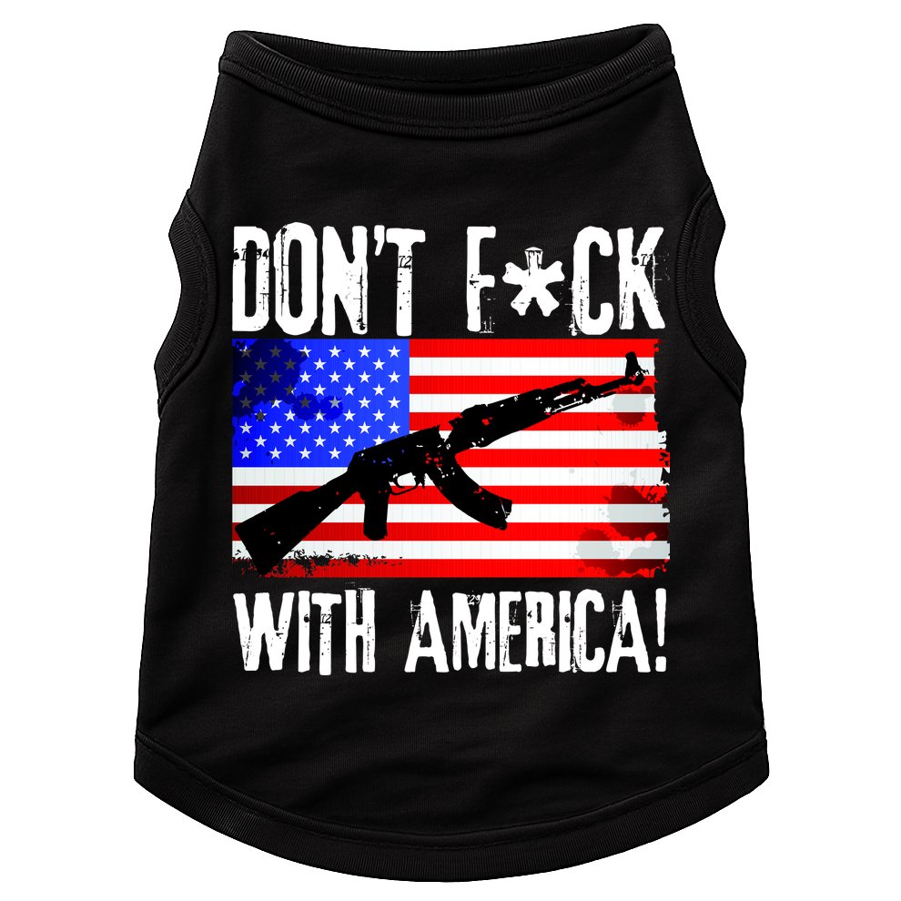Don't F*ck With America! Doggie Tank