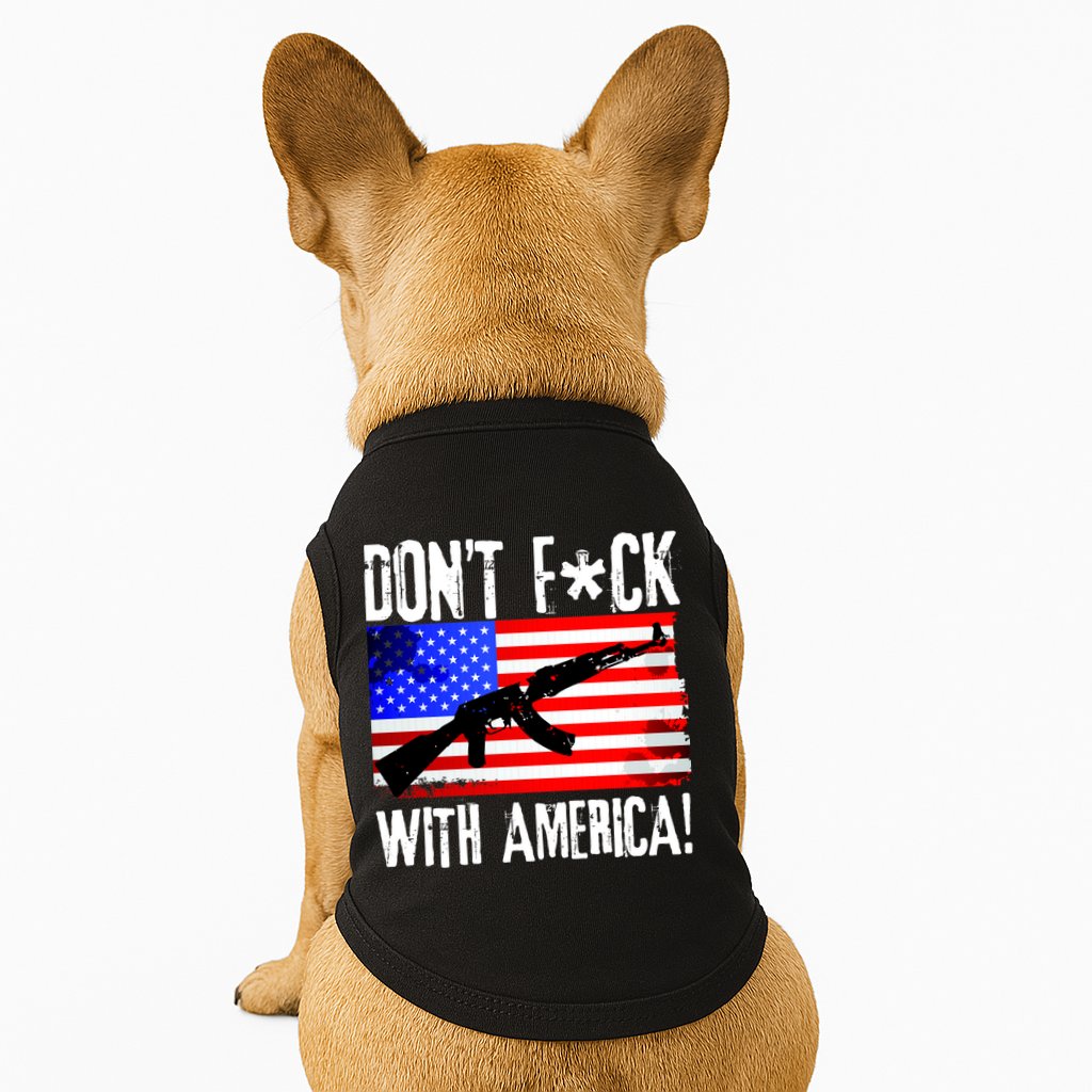 Don't F*ck With America! Doggie Tank