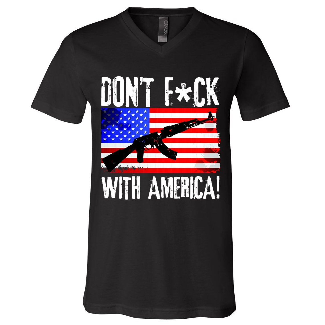 Don't F*ck With America! V-Neck T-Shirt