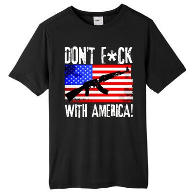 Don't F*ck With America! Tall Fusion ChromaSoft Performance T-Shirt