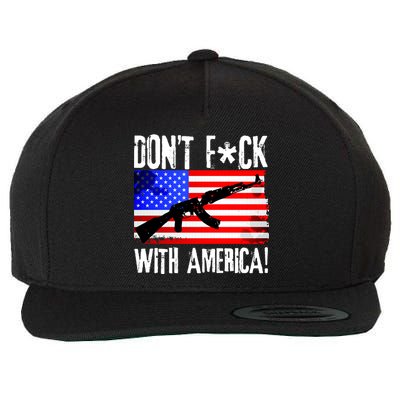 Don't F*ck With America! Wool Snapback Cap